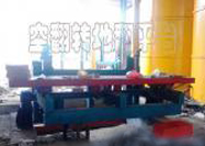 分布固定式切割機，空翻轉(zhuǎn)地翻過程